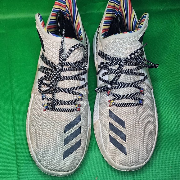 Adidas D Lillard 3 Arthur Ashe BHM Men's Size 9.5 - Picture 6 of 8